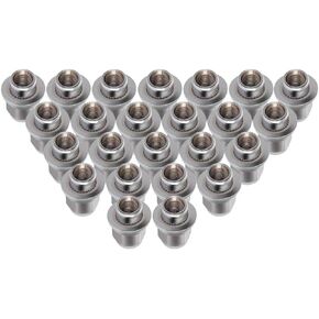 cciyu Set of 24 M12x1.5 Wheel Lug Nuts 12x1.5 Chrome Spline Bulge Acorn with Washer 13/16" or 21mm Socket Drive Close End Lug Nuts 1995-2017 for Toyota for Tacoma 2000-2006 for Toyota for Tundra