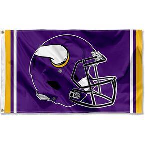 WinCraft Minnesota Vikings New Helmet Grommet Pole Flag