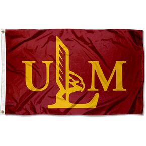 College Flags & Banners Co. Louisiana Monroe Warhawks ULM Logo Flag