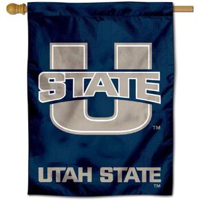 Utah State Aggies House Flag Banner