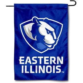 College Flags & Banners Co. EIU Panthers New Logo Garden Flag