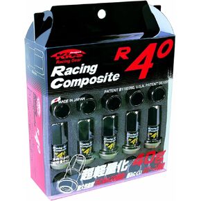 Project Kics - 12x1.50 R40 Lug Nuts - Black (20 Pcs) (KRC01K)