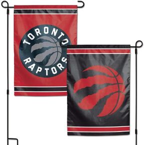 Wincraft NBA Toronto Raptors Flag12x18 Garden Style 2 Sided Flag, Team Colors, One Size