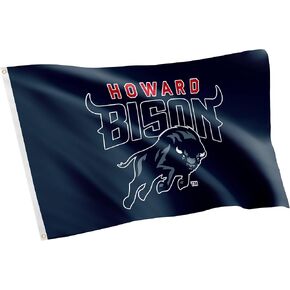 Desert Cactus Howard University Flag Bison HU Flag Banners 100% Polyester Indoor Outdoor 3x5 feet Flags (Style 3a)