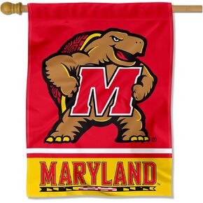 Maryland Terrapins Wordmark Logo House Flag Banner