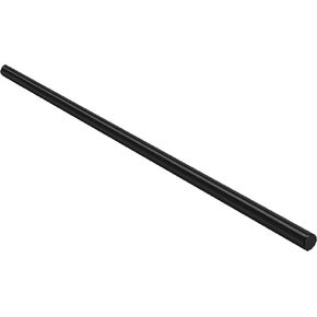 متجر Simond - Delrin - قضيب دائري من البوليمر الأسيتال، قطر 3/4 بوصة × طول 36 بوصة - أسود غير شفاف in Kuwait