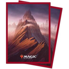 Ultra Pro 100 Polypropylene (PP) Card_Document_Sleeve, Mountain/Mountain, Unstable Lands, 66 x 91 mm, Matt Surface, 100 Pieces