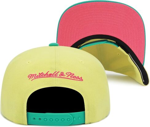 Mitchell & Ness Cleveland Cavaliers NBA Ice Tea Lemonade Snapback Hat Cap Yellow in Saudi Arabia