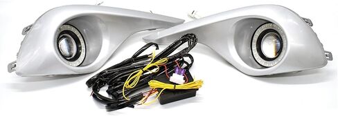 LED Fog Lights Assemblies Fit for 2011 2012 2013 Highlander Daytime Running Light DRL With Amber Sequential Turn Signal Driving Lights in Saudi Arabia