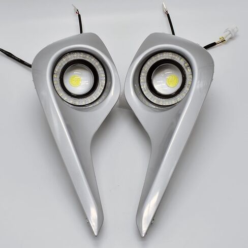 LED Fog Lights Assemblies Fit for 2011 2012 2013 Highlander Daytime Running Light DRL With Amber Sequential Turn Signal Driving Lights in Saudi Arabia