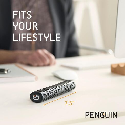 حقيبة سفر Penguin Insulin Cooler - حقيبة تبريد قلم الأنسولين السكري قابلة لإعادة الاستخدام ويمكن التحكم بدرجة حرارتها - تحافظ على برودة الأنسولين في علاج مرض السكري لمدة 24 ساعة. حقيبة حمل من الألومنيوم لقلم مرضى السكري، باللون الذهبي in Kuwait