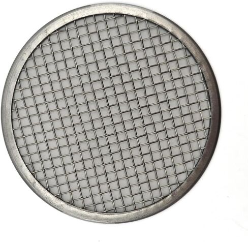 304 Stainless Steel Wire Mesh Filter Disc Flat Round Shape Woven Wire Mesh Screen Strainer Various Size (60mm(10 Mesh) 1pc), Silver in Saudi Arabia