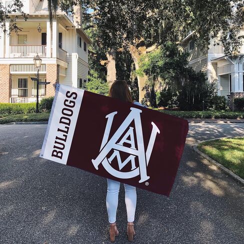 Desert Cactus Alabama A&M University Flag Bulldogs AAMU Flag Banners 100% Polyester Indoor Outdoor 3x5 feet Flags (Team Name) in Saudi Arabia