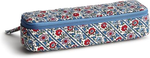 Vera Bradley Women's Cotton Travel Pill Case, Marrakesh Vines Cream, One Size in Saudi Arabia