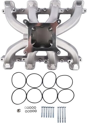 Single Plane Carb Intake Manifold Black Replacement for LS1 LS2 LS6 V8 5.7L 350 2500-7000 300-132 in Saudi Arabia