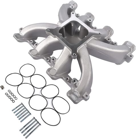 Single Plane Carb Intake Manifold Black Replacement for LS1 LS2 LS6 V8 5.7L 350 2500-7000 300-132 in Saudi Arabia