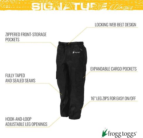 بنطال المطر الرجالي من FROGG TOGGS Tekk Toad Cargo المقاوم للماء in Kuwait