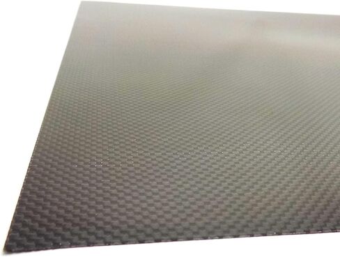500x400x0.3mm Carbon Fiber Aramid Veneer Sheet Panel Real 3K Carbon Fiber (Plain Weave/Gloss Finish) in Saudi Arabia
