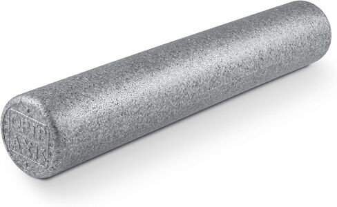 OPTP Silver AXIS Foam Roller - Moderate Density (36-Inch Round) - Eco-Friendly, Durable Massage Roller for Physical Therapy, Exercise, Deep Tissue Muscle Relief, and Workout Recovery in Saudi Arabia