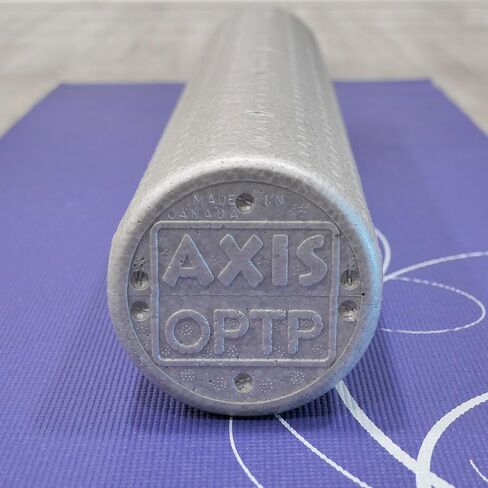 OPTP Silver AXIS Foam Roller - Moderate Density (36-Inch Round) - Eco-Friendly, Durable Massage Roller for Physical Therapy, Exercise, Deep Tissue Muscle Relief, and Workout Recovery in Saudi Arabia