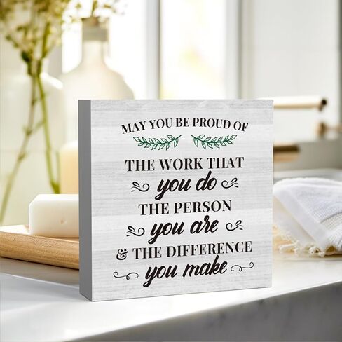 هدايا شكر، هدايا تقدير، هدايا التقاعد، هدايا وداع لزملاء العمل، النساء، الرجال، الرئيس، قد تكون فخوراً بالعمل الذي تقوم به، علامة 5 × 5 بوصة in Kuwait