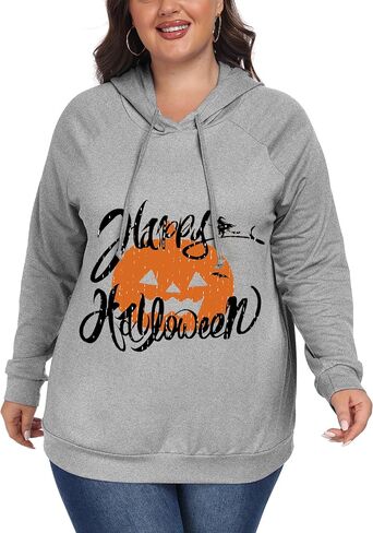 Plus Size Hoodies for Women Long Sleeve Pullover Shirts Drawstring Tops XL-5XL in Kuwait