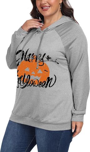 Plus Size Hoodies for Women Long Sleeve Pullover Shirts Drawstring Tops XL-5XL in Kuwait