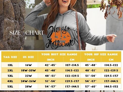 Plus Size Hoodies for Women Long Sleeve Pullover Shirts Drawstring Tops XL-5XL in Kuwait