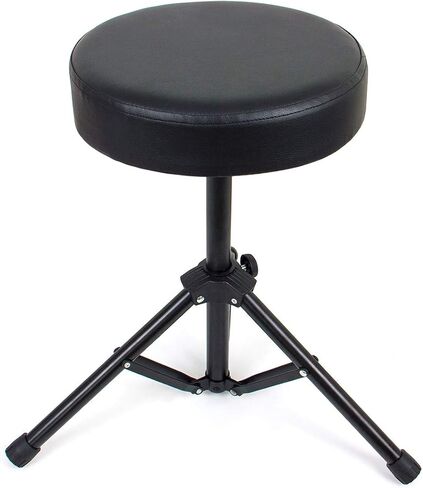Kmise Drum Throne Stool Deluxe Thick Padded Foldable Seat for Drum Practice (Big) in Saudi Arabia
