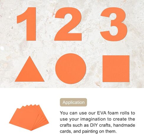EVA Foam Sheets, [for Arts] - 11x8Inch 1.7mm Thickness/Dark Brown / 6 Pcs in Saudi Arabia