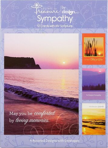 IG98641-RE Religious Get Well Soon Card Set with Envelopes, 12 Cards, 4.75'' W x 6.5'' H, Floral and Landscape Photography in Saudi Arabia