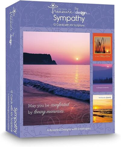 IG98641-RE Religious Get Well Soon Card Set with Envelopes, 12 Cards, 4.75'' W x 6.5'' H, Floral and Landscape Photography in Saudi Arabia