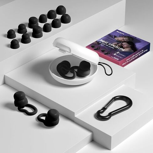 3 Pairs Swimming Ear Plugs Waterproof Earplugs, Silicone Swim Ear Plugs for Adult Kids, Water Sports Earplugs for Showering, Bathing, Surfing in Saudi Arabia