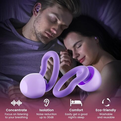 3 Pairs Swimming Ear Plugs Waterproof Earplugs, Silicone Swim Ear Plugs for Adult Kids, Water Sports Earplugs for Showering, Bathing, Surfing in Saudi Arabia