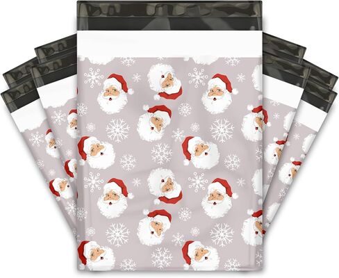 12x15 (50) Christmas Tree Fir Trees Designer Winter Poly Mailers Self Sealing Waterproof Shipping Envelopes Holiday Premium Printed Bags For Small Businesses in Kuwait