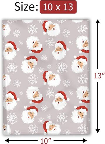 12x15 (50) Christmas Tree Fir Trees Designer Winter Poly Mailers Self Sealing Waterproof Shipping Envelopes Holiday Premium Printed Bags For Small Businesses in Kuwait