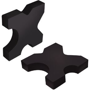 H Frame Hydraulic Shop Press Plate 4 Notch 1"X 5"X 5",Fits 20 Ton Steel Shop Press Bed Plates