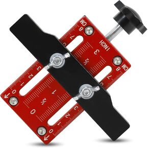 Upgrade Cabinet Door Installation Positioner, Adjustable Length Aluminum Alloy Jig, Fit for Most Cabinet Doors