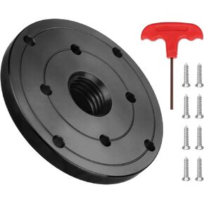 4" Wood Lathe Steel Faceplate Chucks,Faceplate for Wood Lathe,Lathe Face Plate Fit for 3/4'' X16TPI Spindle without Screwchuck