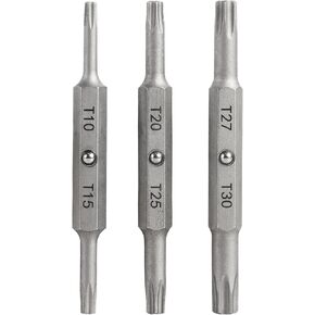 رؤوس سداسية بديلة RSDS-HRB من Jonard Tools لمفك براغي الأمان السقاطة RSDS-151 - تصميم مزدوج الأطراف، يتضمن 1/8 بوصة - 9/64 بوصة و5/32 بوصة - 3/16 بوصة لقم سداسية