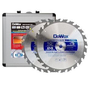Dado Blade Set, 8-Inch, 24-Tooth with 5/8-Inch Bore - 23 Pieces