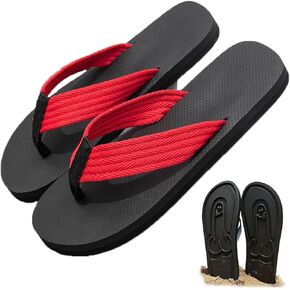 Hidden Flops, Funny Non Slip Quick-Dry Beach Flip Flops with Hidden Design, Creative Comfort Outdoor Flip Flops Novelty Gift for Beach, Home