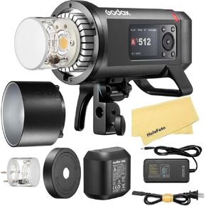 Godox AD600 Pro II 600Ws G87 Outdoor Flash Strobe,2.4G TTL 1/8000 HSS,0.01~0.9s Recycle Time,40W Bi-Color LED Modeling Light for Canon Sony Nikon Fujifilm Fuji Olympus Panasonic Pentax Leica Cameras