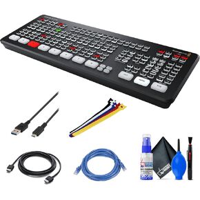 Blackmagic Design ATEM Mini Extreme Switcher (SWATEMMINICEXT) USB-C Cable, Network Cable, Cleaning Kit, HDMI Cable Wire Straps + More in Kuwait
