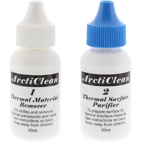 ArctiClean 60ml Kit 1 & 2 Thermal Grease Paste Compound Remover and Purifier
