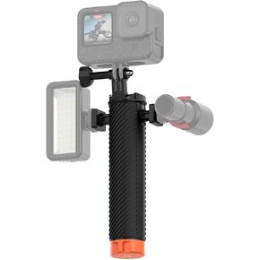 Waterproof Floating Hand Grip Handle with Double Cold Boots Design for GoPro Hero 12 11 10 9 8 7, Insta360 X4 X3 X2 X ONE RS R, DJI Osmo Action