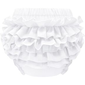 Diaper Covers for Girls Baby Bloomers Cotton Ruffle Bloomers for Toddler Girls Newborn Infant Shorts Baby Underwear