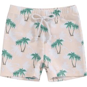 Unisex Toddler Baby Boy Girl Swim Trunks Print Swimming Shorts Board Shorts Beachwear Swimsuit Infant Bathing Suit