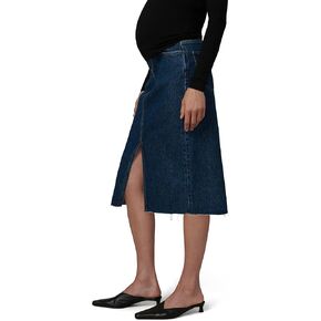 Joe's Women's The Joplin Maternity Denim Knee Length Skirt