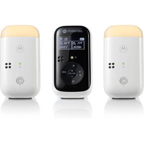 Motorola Nursery PIP15 Audio Baby Monitor, Dual Room HD Infant Monitor with Nightlight, 1500 Ft. Range, Two-Way Talk, Includes Parent Unit, 2 Monitors